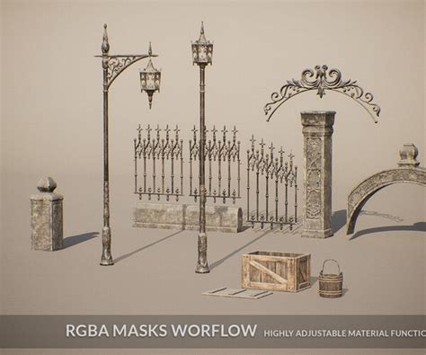 ArtStation - Gothic Graveyard Kit | Game Assets