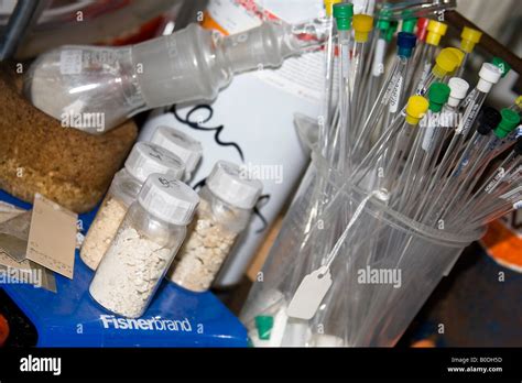 Test tubes in a chemistry laboratory Stock Photo - Alamy