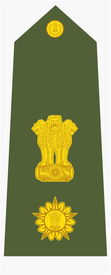 Indian Army Major Rank , Png Download - Major General Rank India, Transparent Png - kindpng