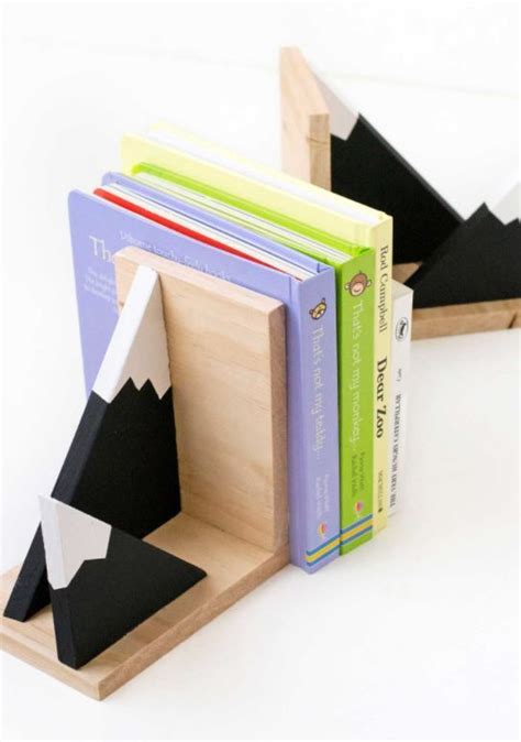 21 Fantastic DIY Book Ends Ideas You'll Want For Your Books ...