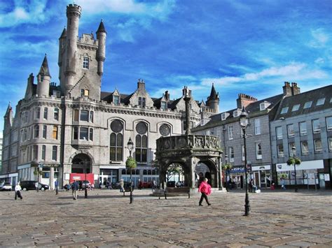 Castlegate in Aberdeen, Scotland - City Landscapes