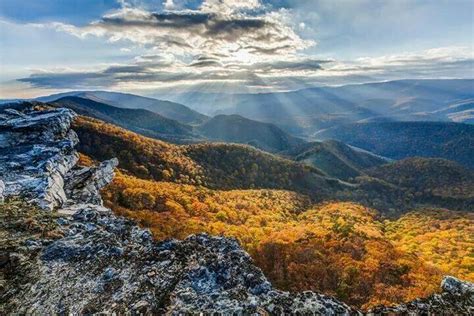 North Fork Mountain in West Virginia by Bob Stough