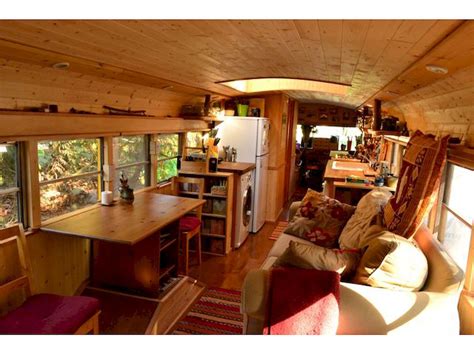 Cool 20 wild and wonderful School Bus Camper Interior and Plans Ideas to Nostalgic https ...