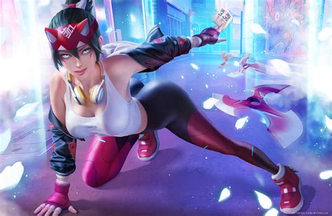 Free download | HD wallpaper: Kiriko (Overwatch), video games, video game girls, 2D, artwork ...