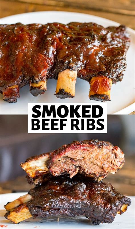 Traeger Smoked Beef Ribs - Easy Grilled Beef Ribs for the pellet grill