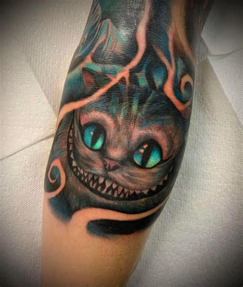 Cheshire Cat Tattoo by Izzy Gore: TattooNOW