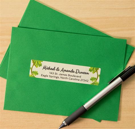 Label your envelopes with personalized address and return address labels at OnlineLabels.com ...