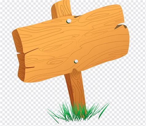 Sign Wood, Sign board, angle, orange, grass png | PNGWing