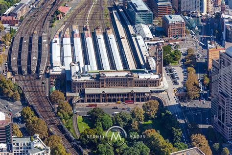 Aerial Stock Image - Sydney Central Station