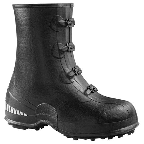 Men's LaCrosse® 12" Tracktion™ 4-buckle Overshoe Work Boots, Black - 284725, Rubber & Rain Boots ...