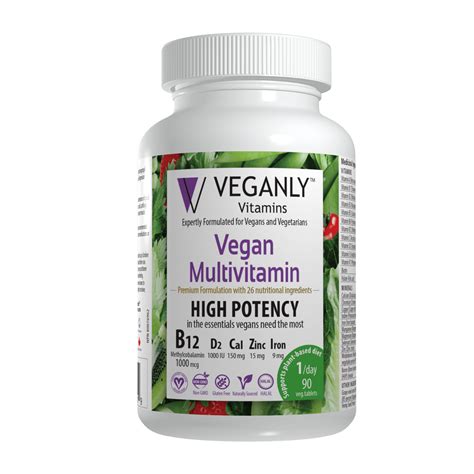 Vegan Multivitamin - One Daily | VEGANLY Vitamins