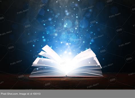 Open magic book on dark background :: Stock Photography Agency :: Pixel-Shot Studio