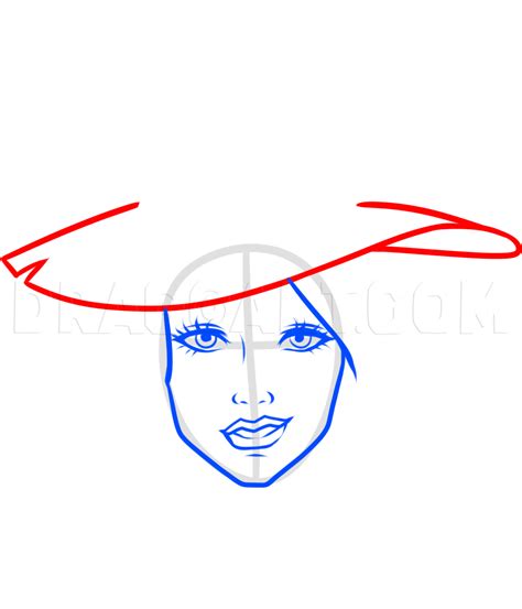 How To Draw A Witch Face, Step by Step, Drawing Guide, by Dawn | Witch ...