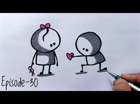 How To Draw Cute Cartoon Couples