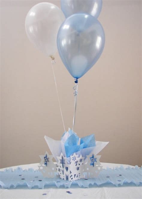 Mazel Tov Balloon Centerpieces Bris Ceremony by SetToCelebrate