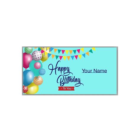 Happy Birthday Banner - Custom Banners - Valle Signs & Awnings