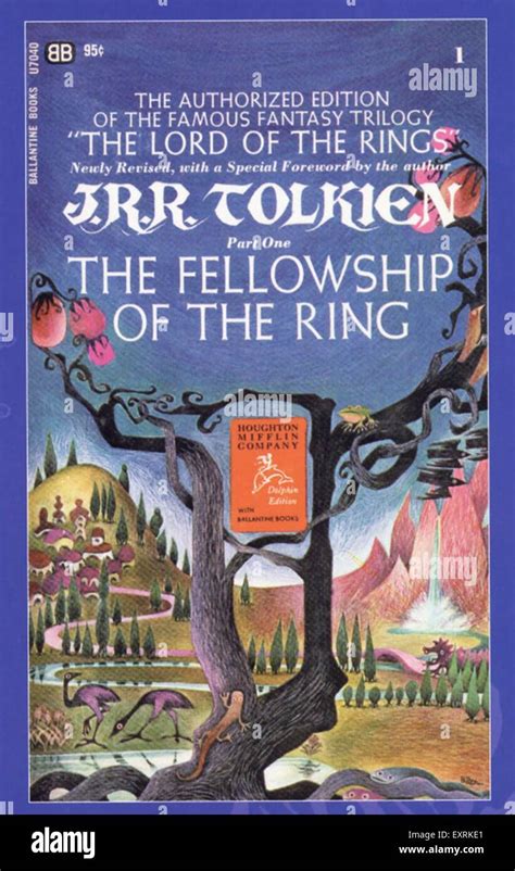 Lord Of The Rings The Fellowship Of The Ring Book Cover