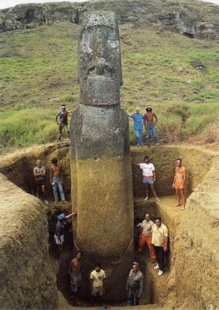 See These Amazing Images of Easter Island Statues With Bodies—Who Knew?