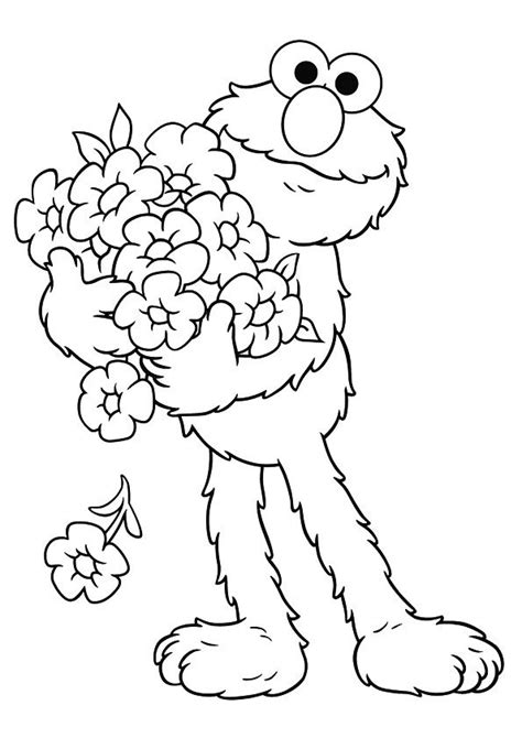 Free Printable Elmo Coloring Pages, Elmo Coloring Pictures for Preschoolers, Kids | Parentune.com