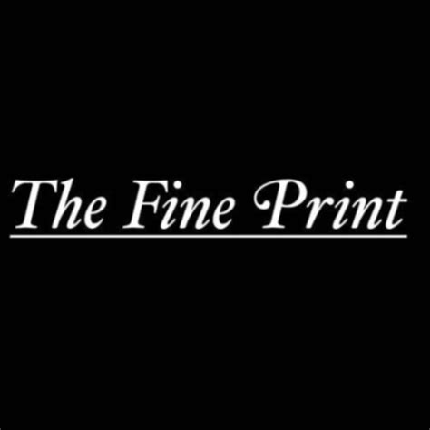 The Fine Print – Podcast – Podtail