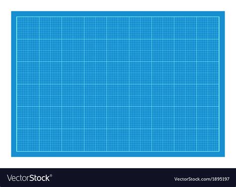 Sheet of blueprint paper Royalty Free Vector Image