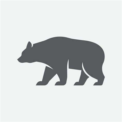 Bear animal illustration. Bear side view logo icon. Bear symbol.Vector illustration 12574703 ...