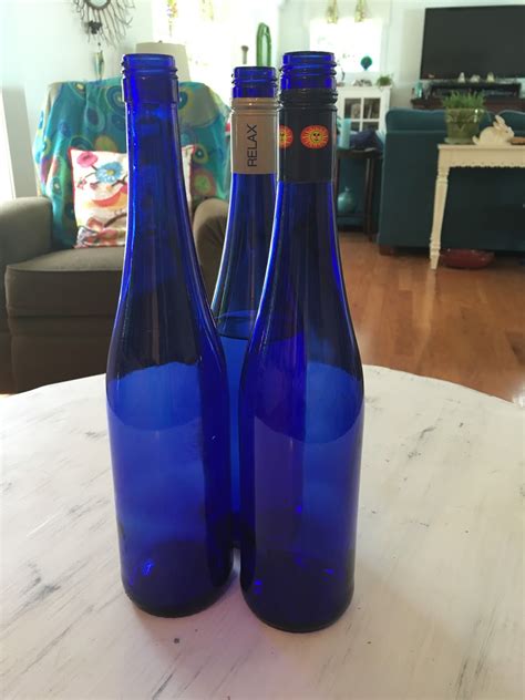 Repurposed For Life: THINGS TO DO WITH BLUE WINE BOTTLES.