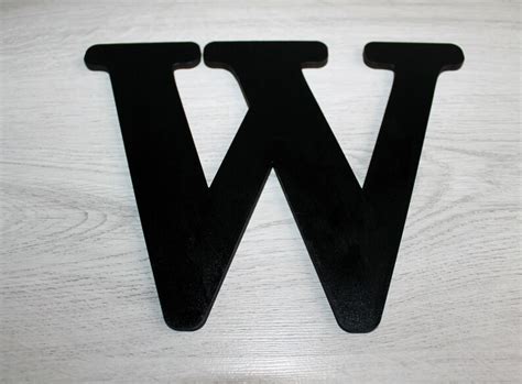 Large Wooden Letters Big Wood Letter 'W LETTER' - Etsy Ireland