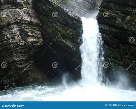 Thur Waterfalls in Unterwasser Stock Photo - Image of park, flow: 134238288