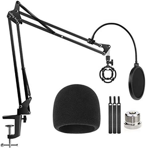 Desk Microphone Stand for Blue Yeti and Blue Yeti Pro,Mic Boom Arm ...