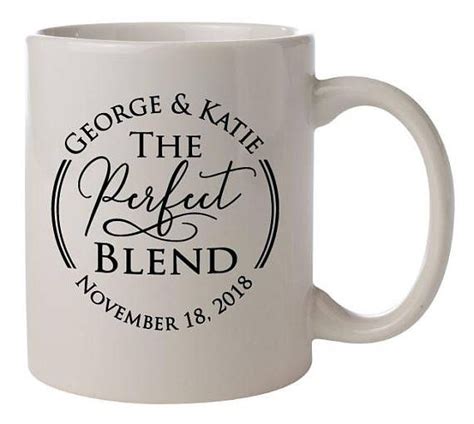 Wedding favors, the perfect blend, Wedding coffee mugs favors, personalized wedding favors, 11oz ...