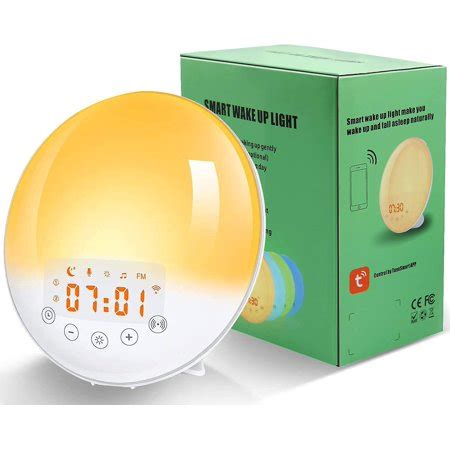 Bright Alarm Clock Radio, Alarm Clock Bedside Lamp 30 Levels Of Brightness Dawn And Dusk ...