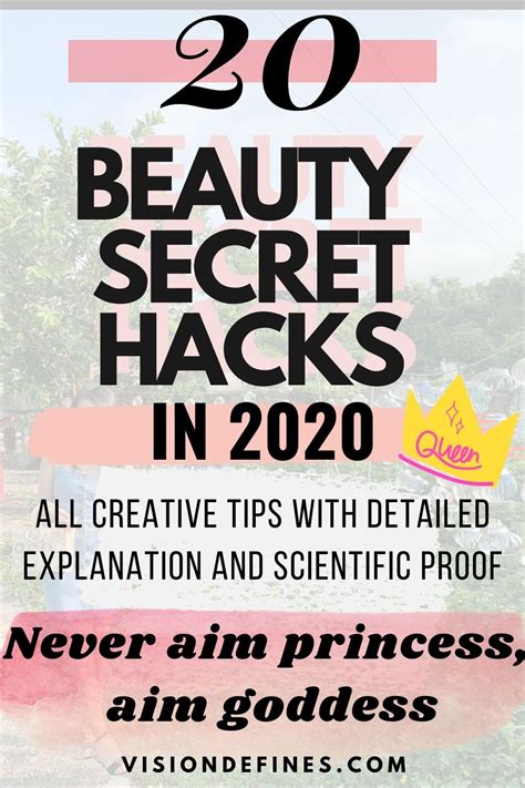 How to be prettier? 20 Beauty Secret hacks revealed in 2020! | Beauty secrets, Beauty tips for ...