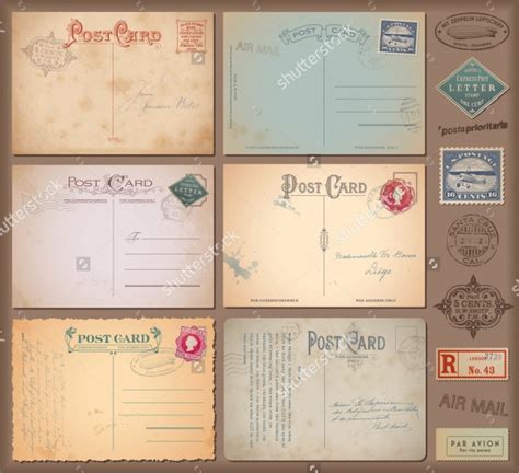 FREE 20+ Vintage Postcard Designs in PSD | Vector EPS | InDesign | MS ...