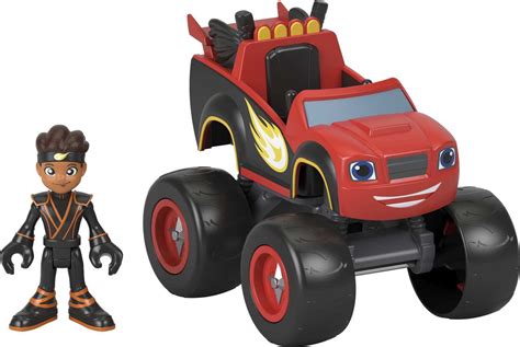 Fisher-Price Blaze and the Monster Machines Ninja Blaze Toy Truck & AJ ...