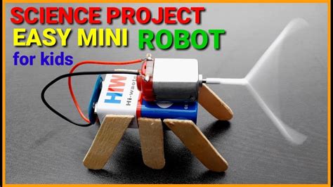 How To Make Robot At Home Easy | Make Simple Robot | Science Projects | Mini Robot Making 2020 ...