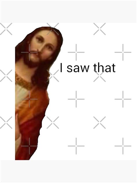 "Jesus I Saw That MEME TIKTOK Funny" Poster for Sale by CursedEmoji | Redbubble