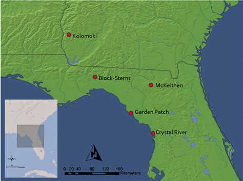 Location of Garden Patch and other sites mentioned in the text. | Download Scientific Diagram