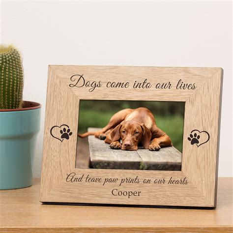 Dog Memory Frame Pet Memory Frame Beloved Dog Frame Dog - Etsy