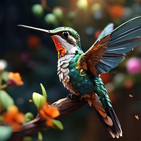 Premium AI Image | hummingbird AI