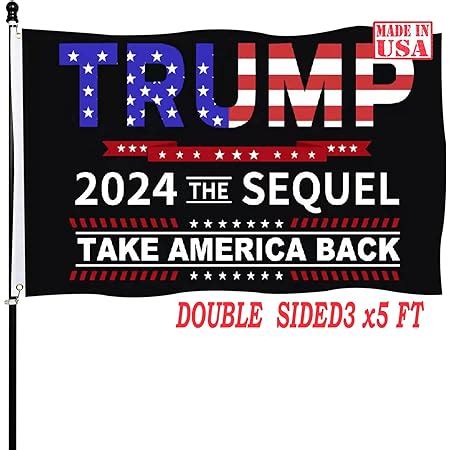 Amazon.com : Donald Trump Flag 2024 Double Sided 3x5 Ft Outdoor,Donald ...