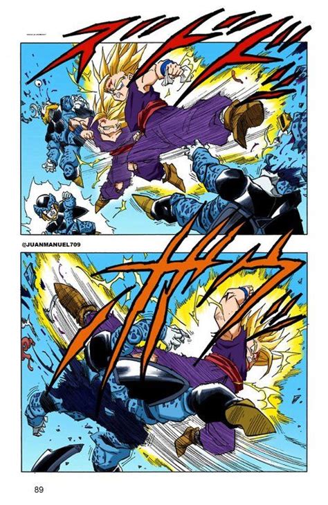 gotenkunfans: Dragon Ball Manga Gohan Vs Cell - Pin on Anime / Cell and ...