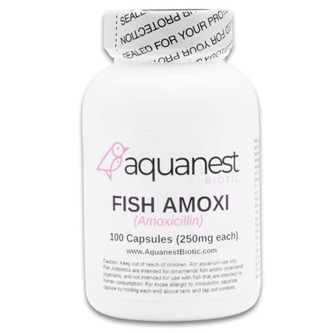 Aquanest Fish Amoxicillin 250 MG 100 Count,