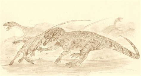 Polonosuchus and Silesaurus by Kahless28 on DeviantArt | Prehistoric creatures, Lion sculpture ...