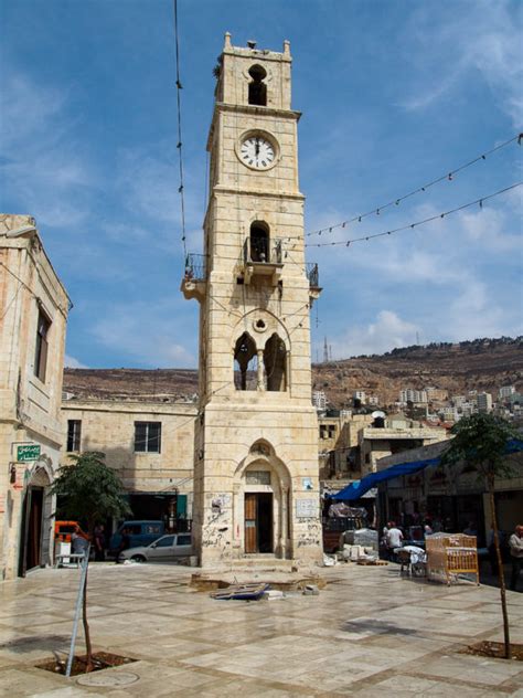 nablus-old-city-clock-tower • In Locamotion