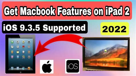 Get Macbook Feature on iPad 2 iOS 9.3.5 in 2022 MacOS Styled Features ...