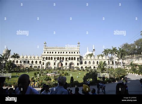 Mughal architecture bada imambara hi-res stock photography and images ...