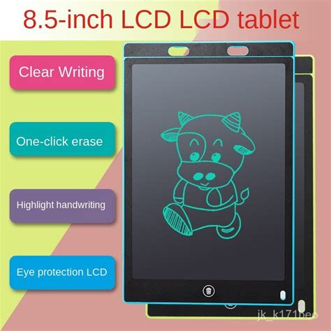 tZmK Graphics Tablet 8.5 12 LCD Writing Tablet Pad Kid Children Drawing Board Education ...