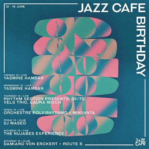 EVENT | THE JAZZ CAFE (@TheJazzCafe) CELEBRATE THEIR BIRTHDAY THIS WEEK ...