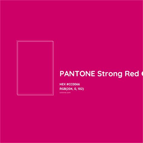 About PANTONE Strong Red C Color - Color codes, similar colors and ...